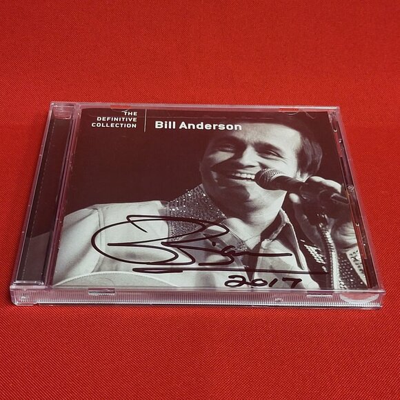 Bill Anderson The Definitive Collection Signed 2006 CD - Picture 3 of 9